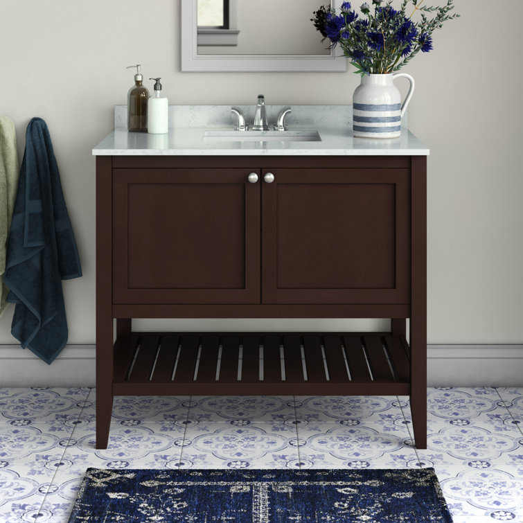 Beachcrest Home Galveston 37" Single Bathroom Vanity Set Wayfair